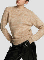 Classic Crewneck Jumper - Sand Brown, S image