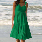 Casual Elegant Stitching Dress Women