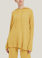 Fine-Knit Wool-Cashmere Hoodie Set image 1