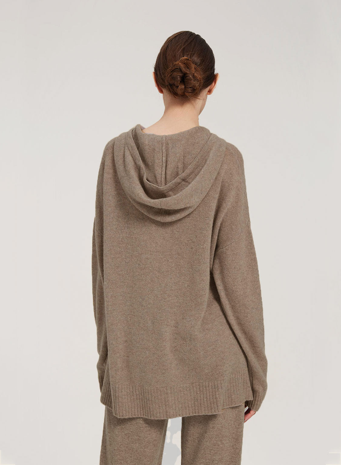 Fine-Knit Pure Merino Wool Hoodie Set image 1