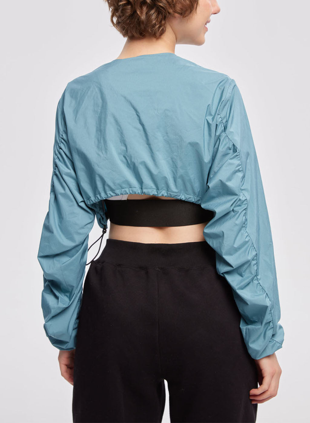 1/2 Zip Cropped Sweatshirt image 1