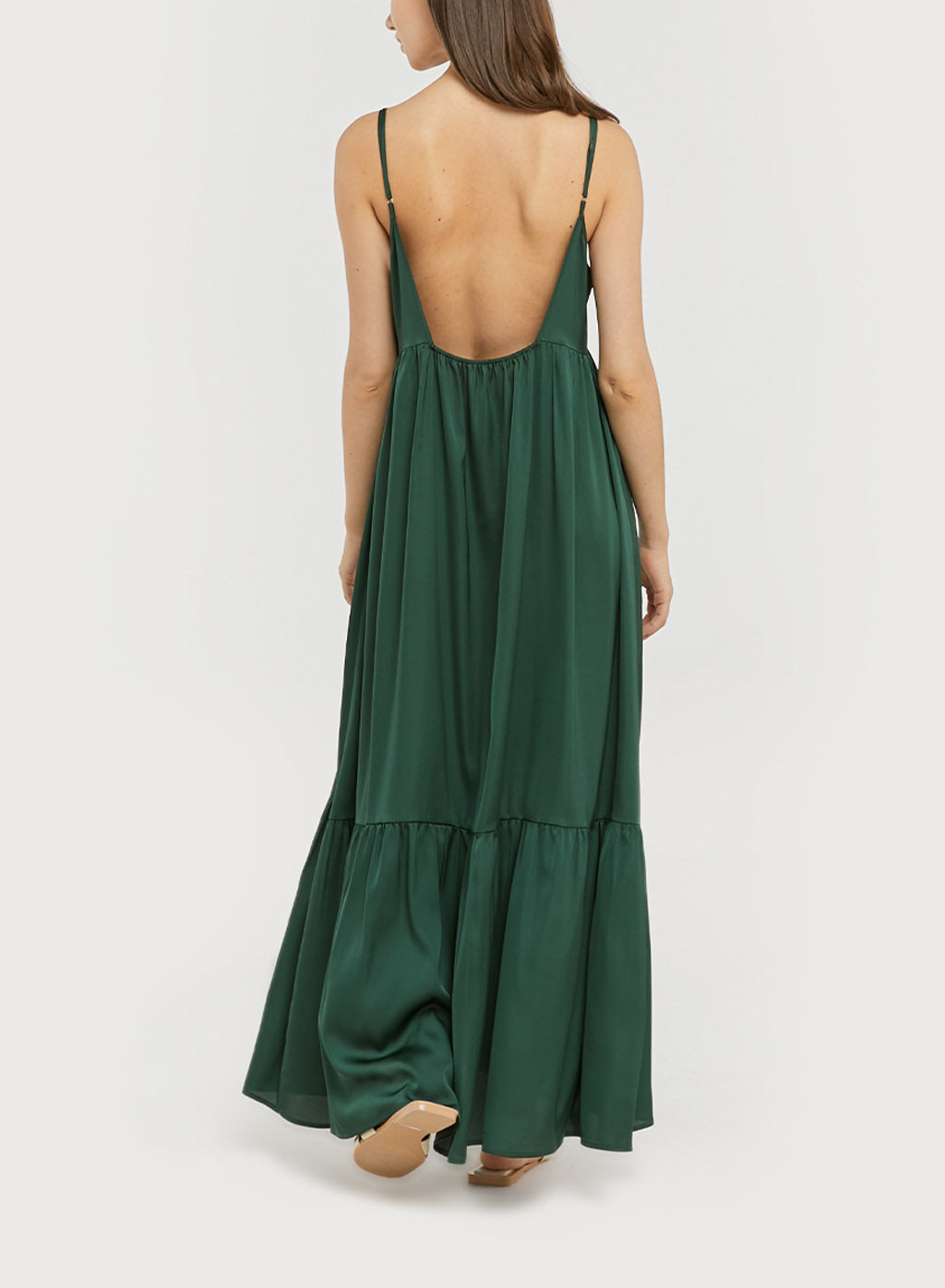 Backless Spaghetti Strap Dress image 1