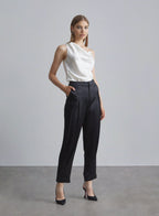 Classic Cuffed Satin Pants image 0
