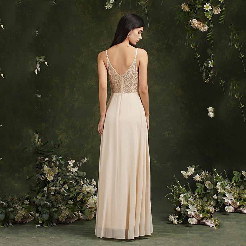 Spring New Banquet Stage Party European And American Deep V Dress image 4