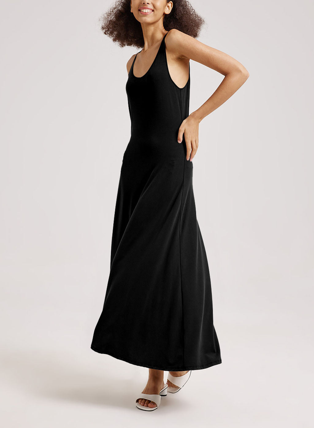 Refresh Maxi Tank Dress - Black, S image