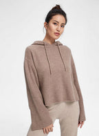 Straight Fire Cashmere Hoodie image 0