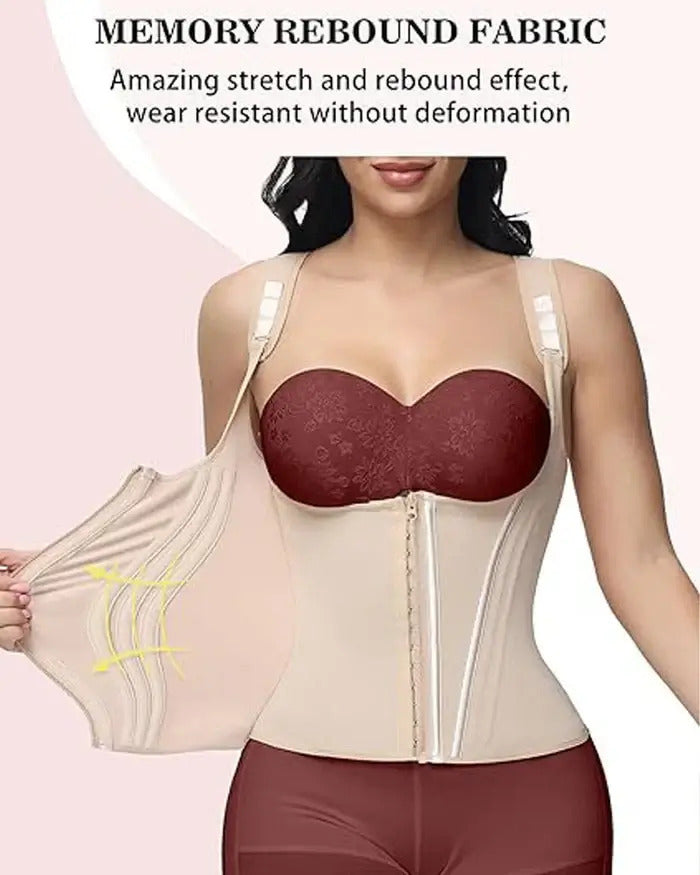 NAP Waist Shapewear for Women Tummy Control Girdle Workout Shapewear with Adjustable Shoulder Strap