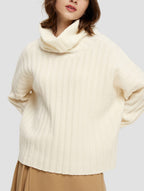 Cozy Cowl Neck Wool Sweater image 0