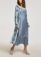 Printed Comfy Midi Shirt image 0