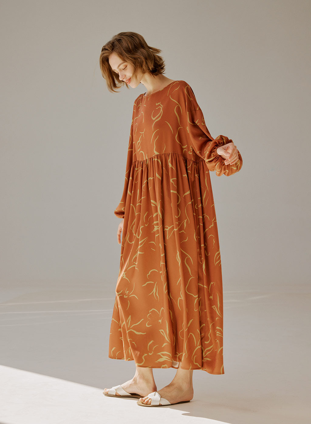 Art Print Maxi Dress