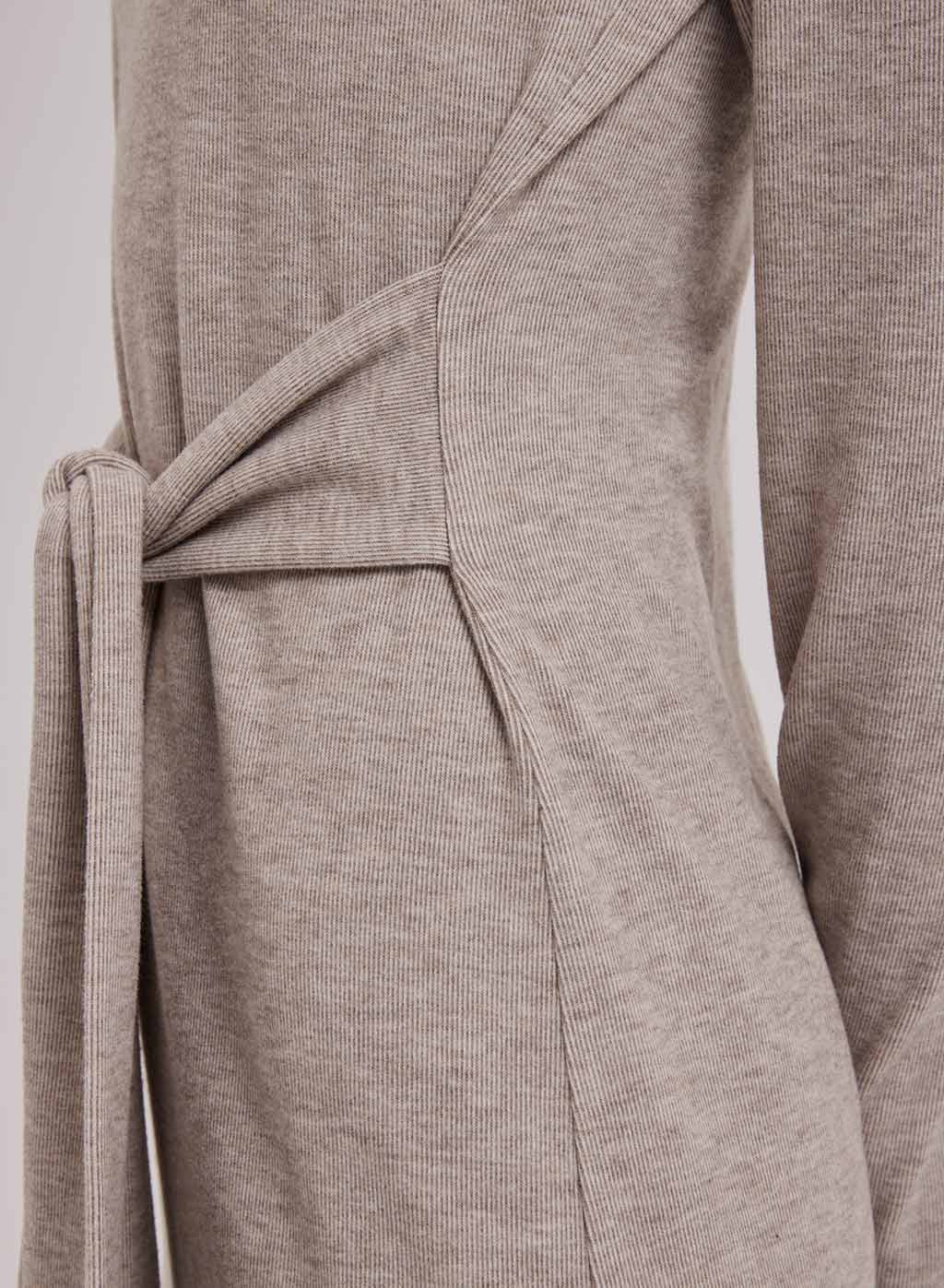Belted Knit Bodycon Dress