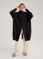 Box-Cut Camel Hair Cardi