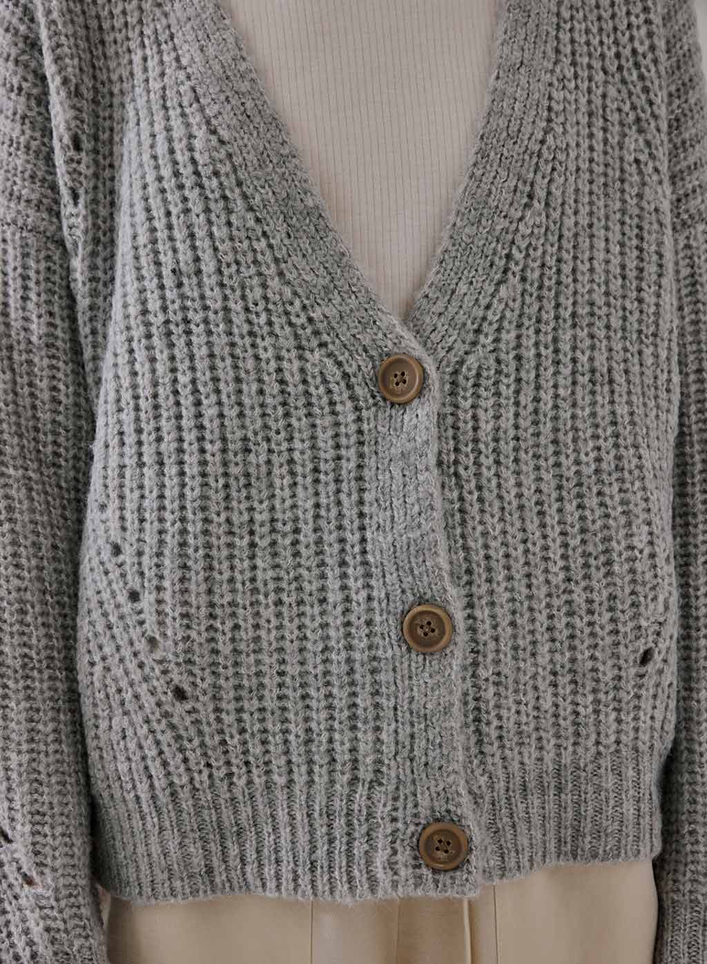 Chunky-Knit Cardigan