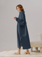 Cotton Shirt Midi Dress