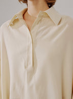 Cotton Shirt Midi Dress