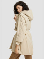 Cotton-padded Hooded Coat