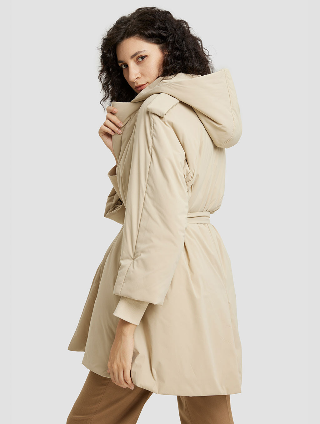 Cotton-padded Hooded Coat