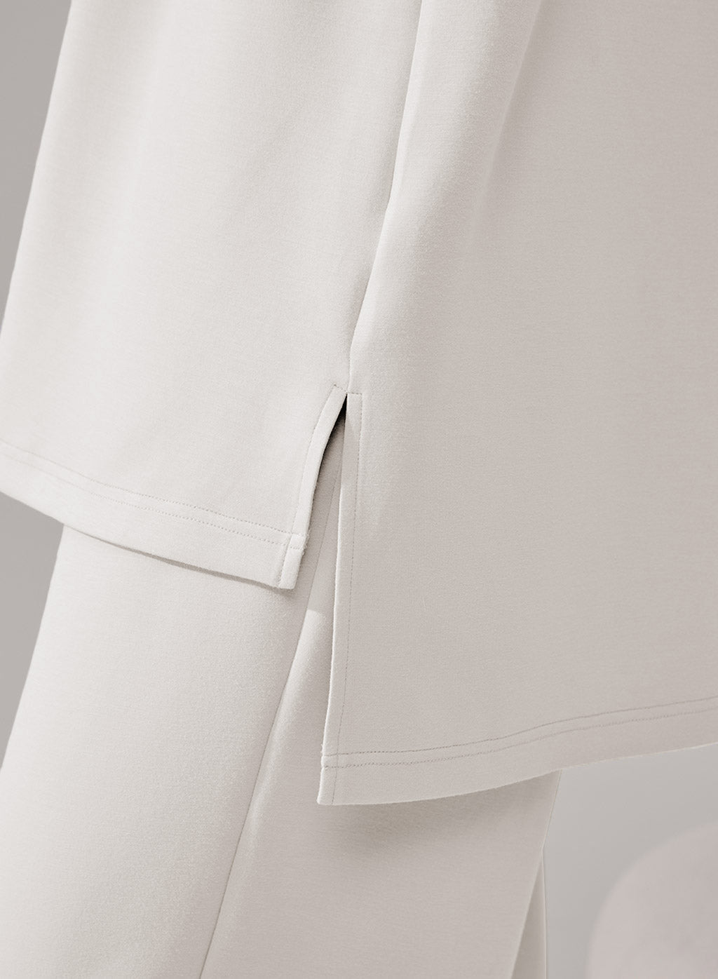 Cut Out Sleeve Sweatshirt