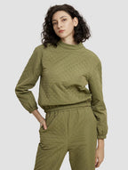 Diamond Pattern Sweatshirt
