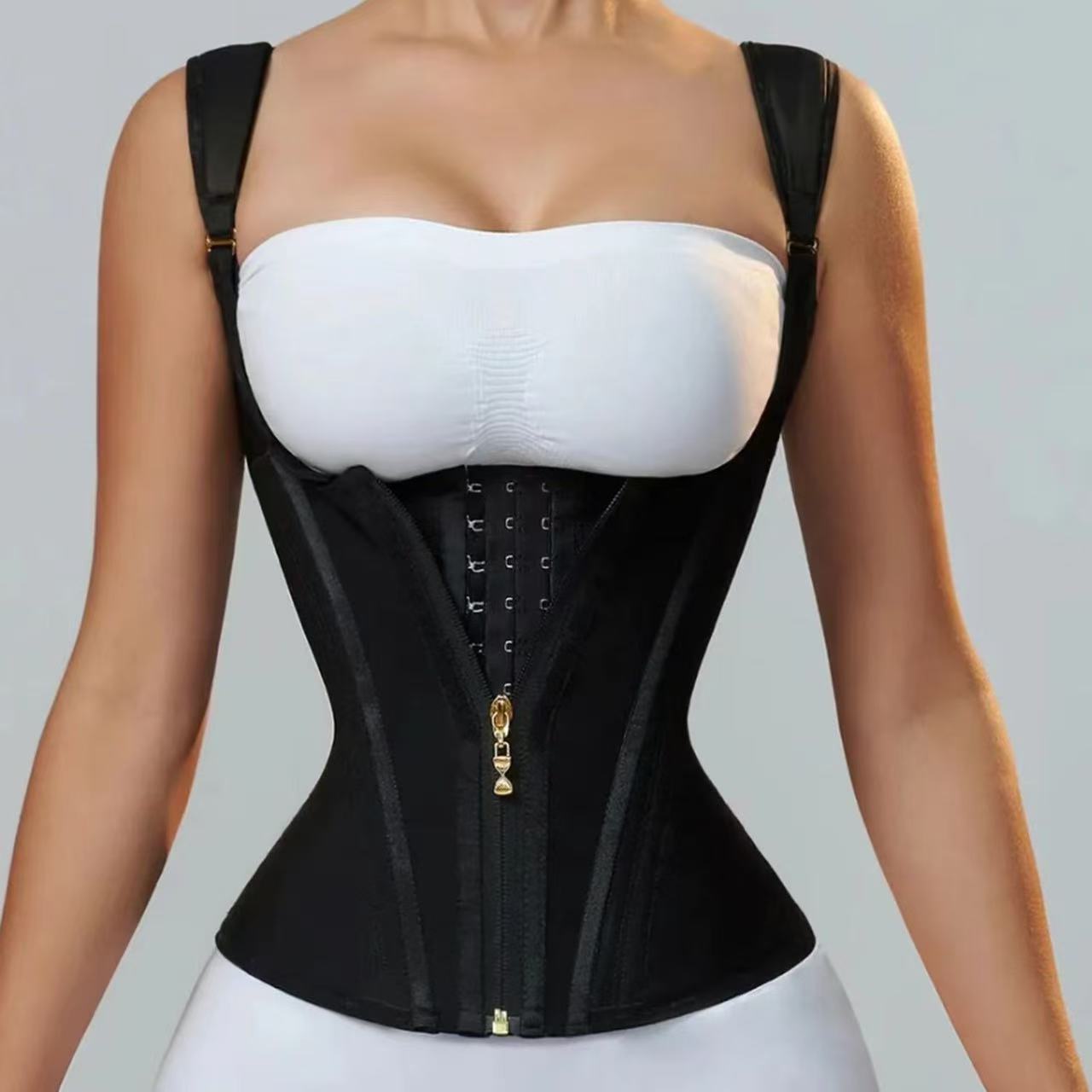 NAP Waist Shapewear for Women Tummy Control Girdle Workout Shapewear with Adjustable Shoulder Strap