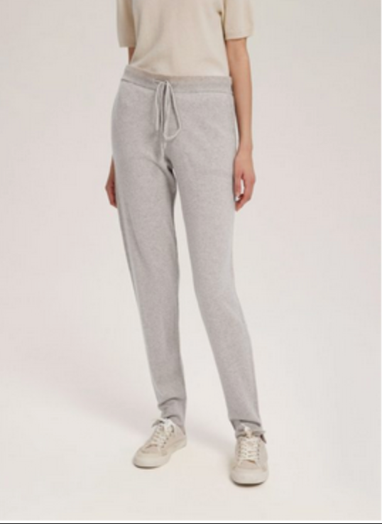 High Rise Cashmere-Wool Pants