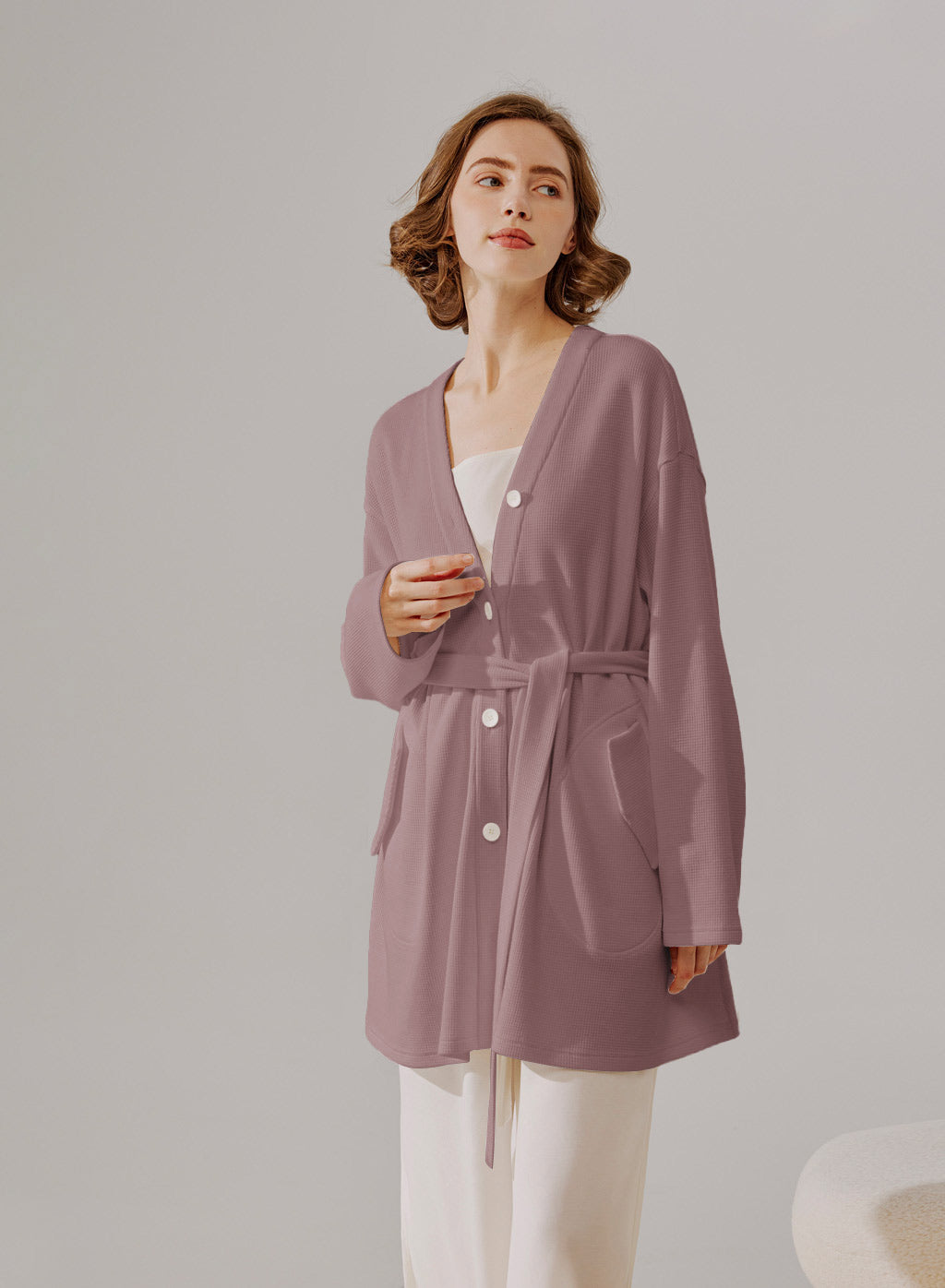 Fitted Cotton Robe