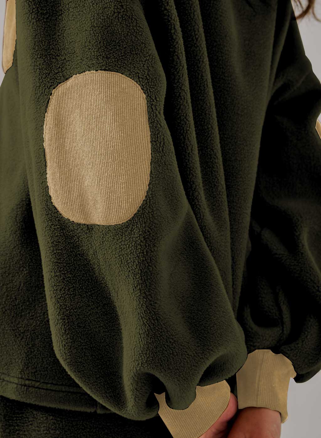 Fleece Color-Block Sweatshirt