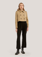 Buckle Belted Ankle Pants