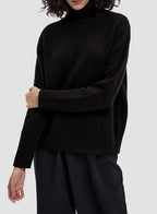 Roll Neck Camel Hair Sweater