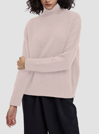 Roll Neck Camel Hair Sweater