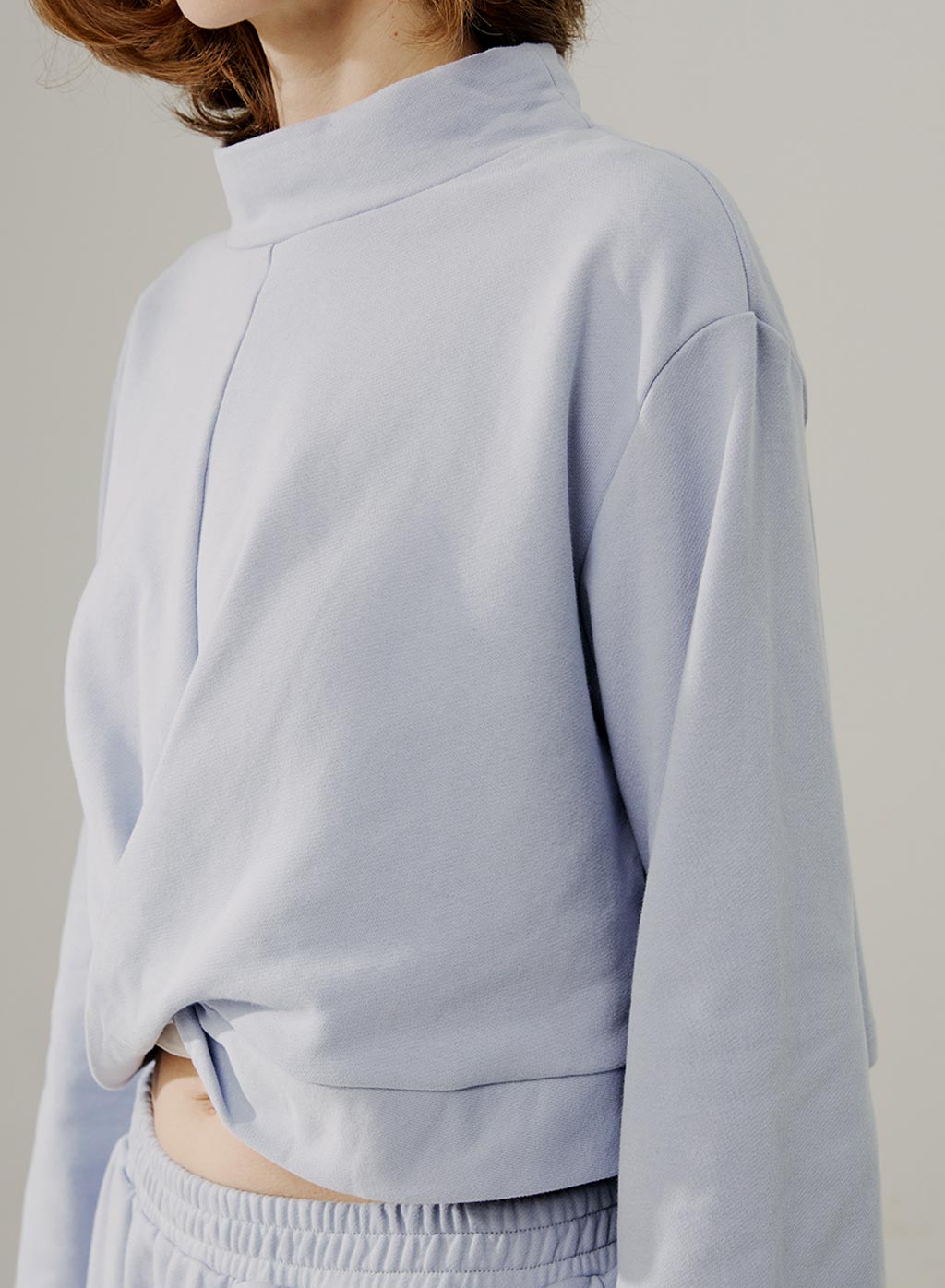 NAP Mock Neck Crop Top