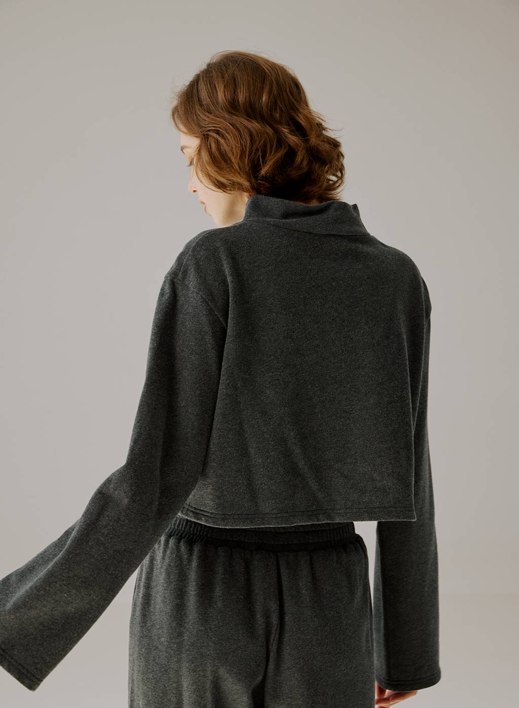 NAP Mock Neck Crop Top