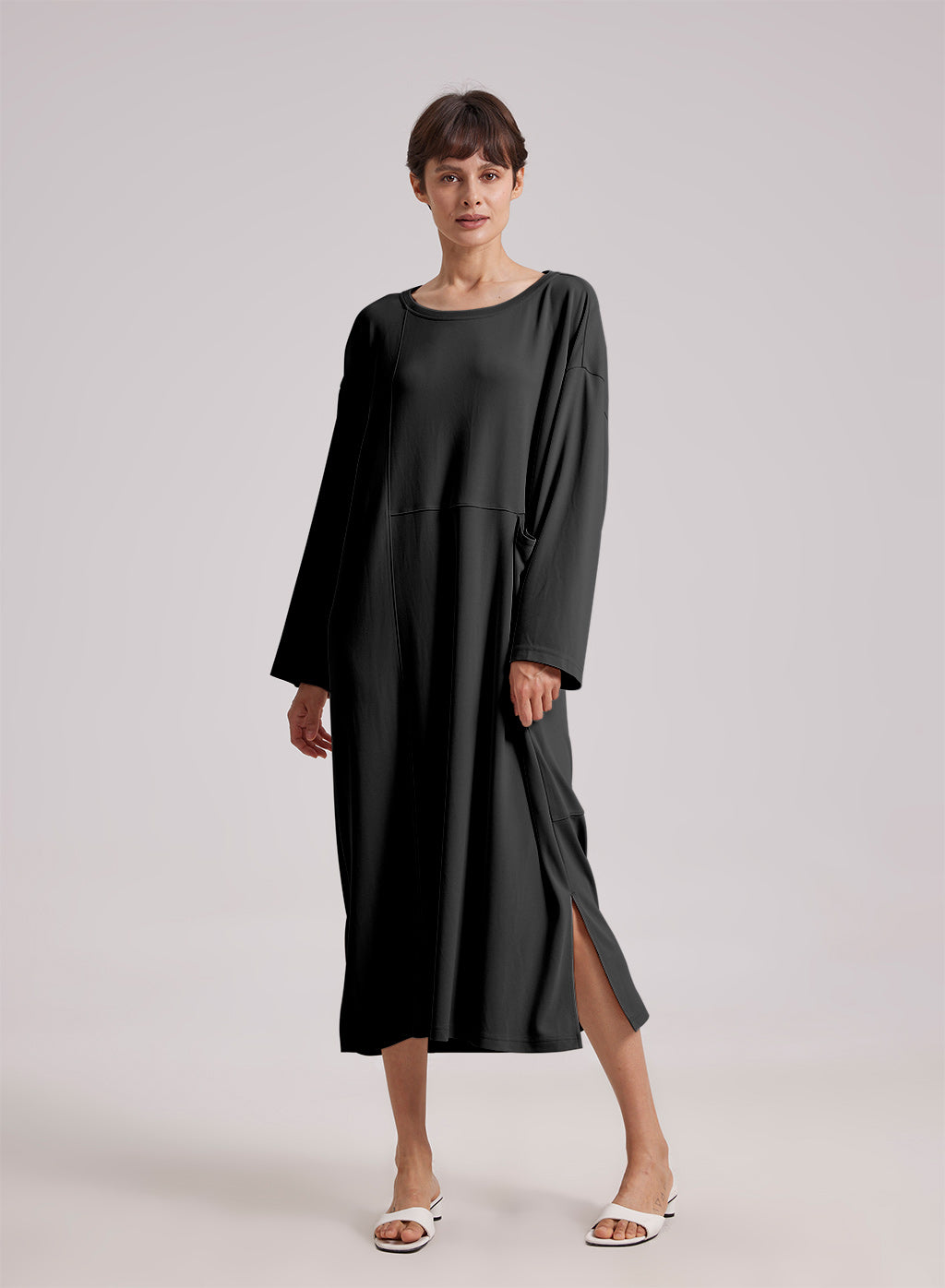 Modal Pocket Midi Dress