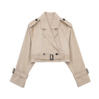 Long Sleeve Rough Windbreaker Jacket