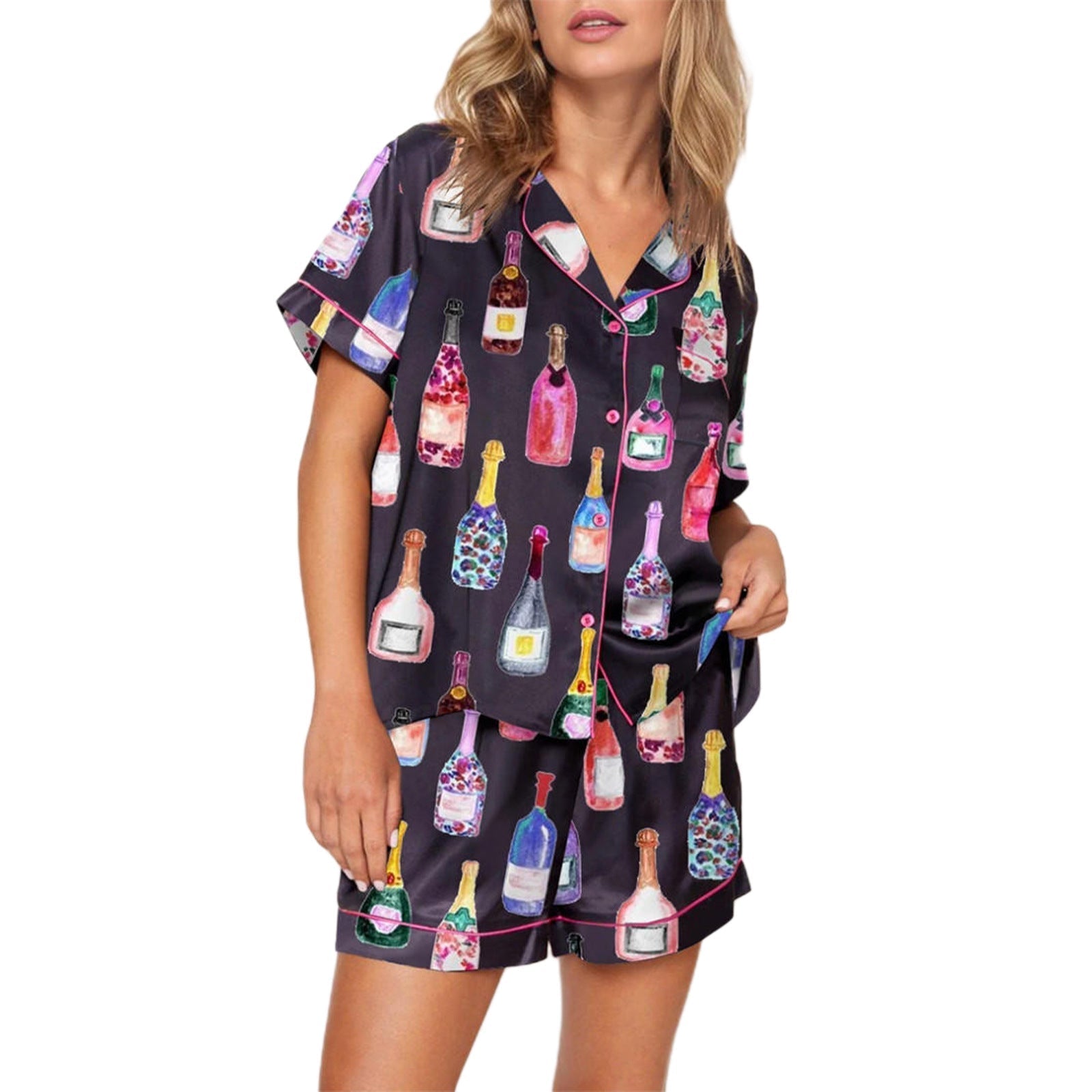Sexy printed loungewear set