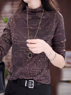 Bottom shirt double-sided velvet thermal top