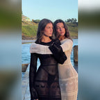 Shirt knitted hollow see-through dress
