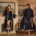 Sling satin chiffon nightgown