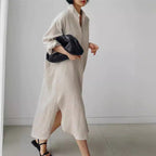 Bottom shirt cardigan long dress