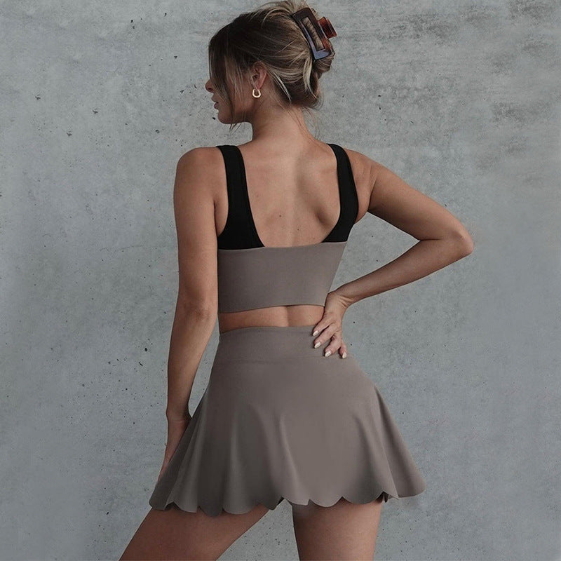 Sports V-neck bra yoga clothes