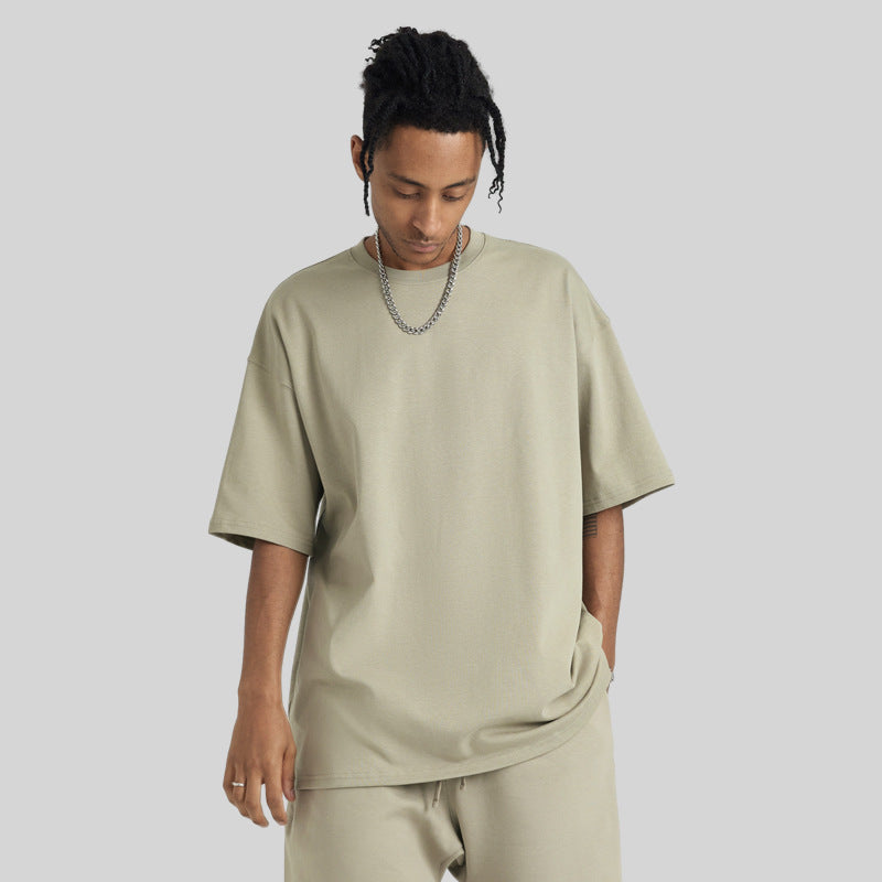 Crew neck loose T-shirt