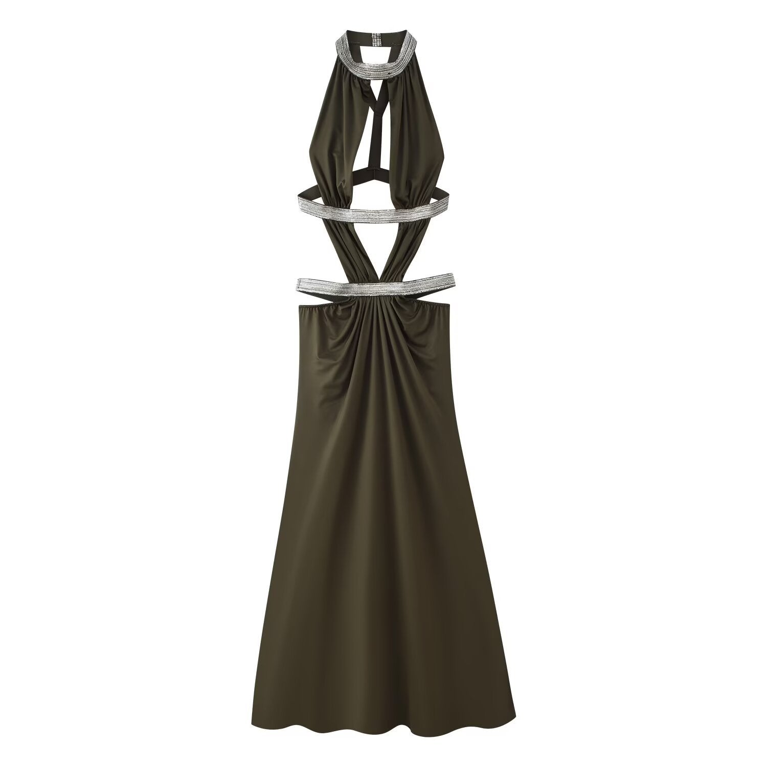 Hollow temperament slim fit sexy dress