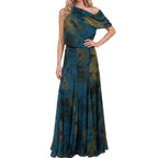 Smudge belt dress women