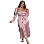 Long hanging skirt nightgown set