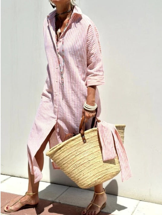 Split shirt split dress