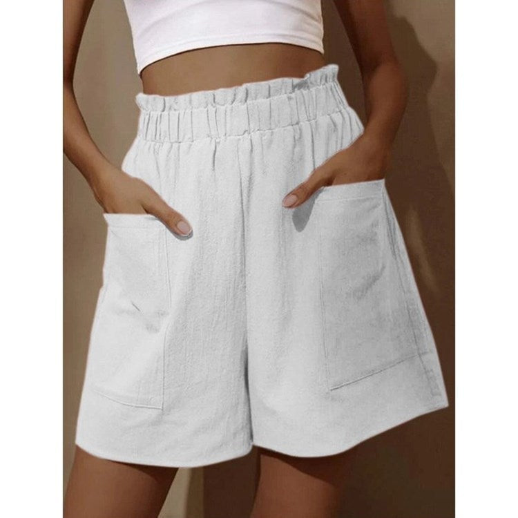 High waist casual shorts