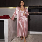 Long hanging skirt nightgown set