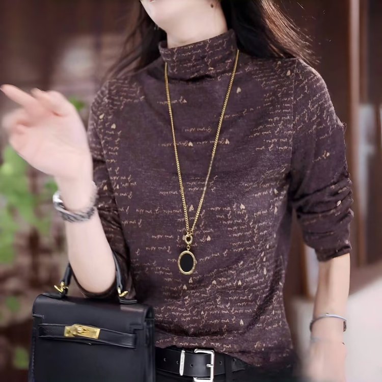 Bottom shirt double-sided velvet thermal top