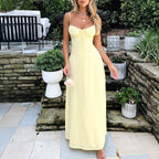 Suspender A-shaped long dress dress