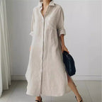 Bottom shirt cardigan long dress